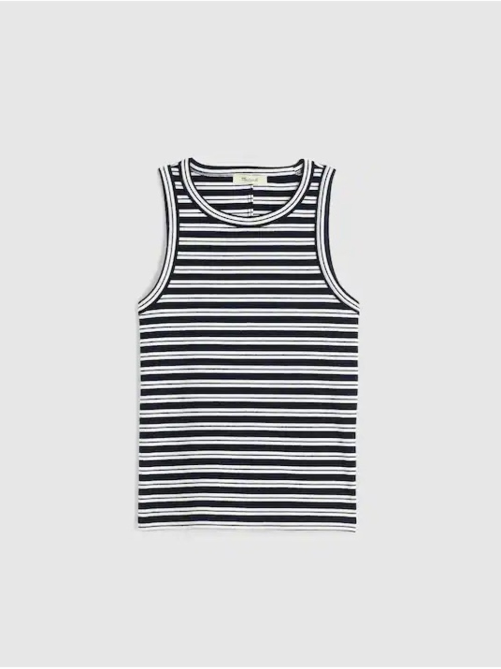 Madewell The Essential Tank in Utility Rib